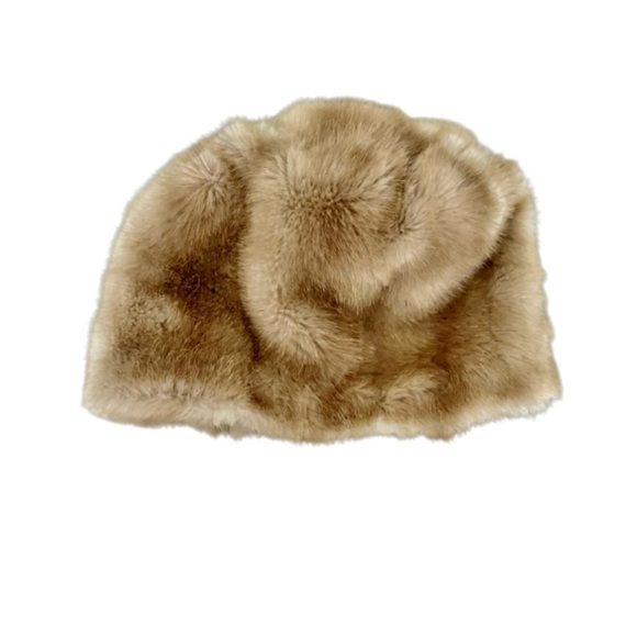 Vintage Mink Fur Hat | Blonde Cloche Women’s OS - Picture 8 of 8